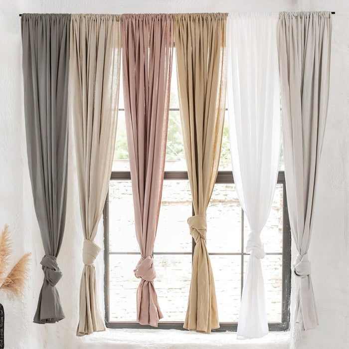 Linen Curtain - Rod pocket