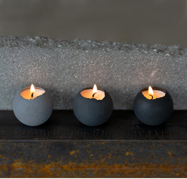Orbis Concrete Tealights