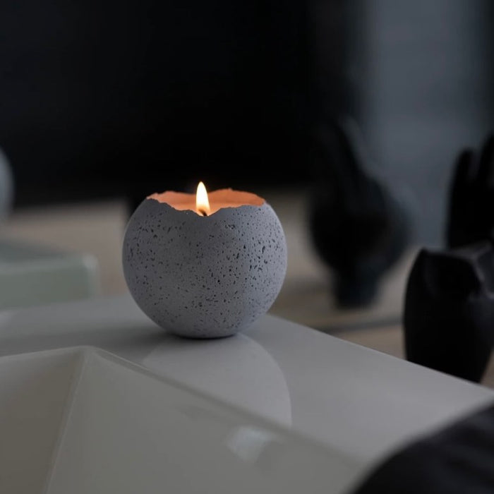 Orbis Concrete Candle