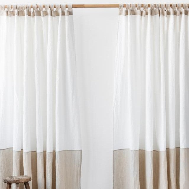 Linen Curtain - Tab panel